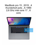 Macbook pro 15´ 2019, 4 Thunderbolt Pots, A1990