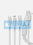 CA41 YESIDO USB Lade Kabel 3in1 Lightning, Typ C Und Micro Anschluss Farbe: Weiß