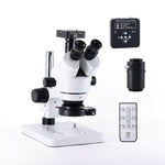 7-45X Trinocular Microscope with HDMI Microscope Camera and LCD Screen
